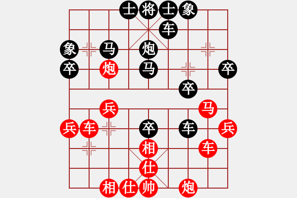 象棋棋譜圖片：貓咪[82087756] -VS- 橫才俊儒[292832991] - 步數(shù)：40 