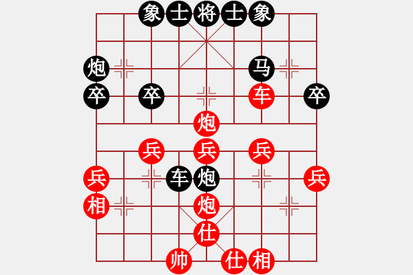 象棋棋譜圖片：新烏龍茶(8段)-勝-千山彌師猴(6段) - 步數(shù)：40 