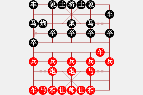 象棋棋譜圖片：老六順對(duì)炮先八七 - 步數(shù)：10 