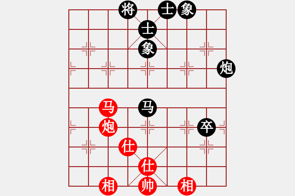 象棋棋譜圖片：xqxyzxyz(7段)-和-殺紅眼了(9段) - 步數(shù)：140 