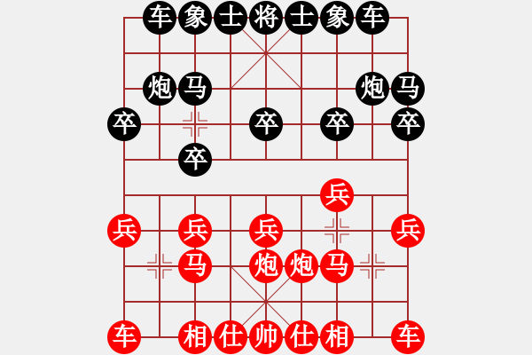 象棋棋譜圖片：中華無棋王(北斗)-負(fù)-wwwcsyxwww(9星) - 步數(shù)：10 