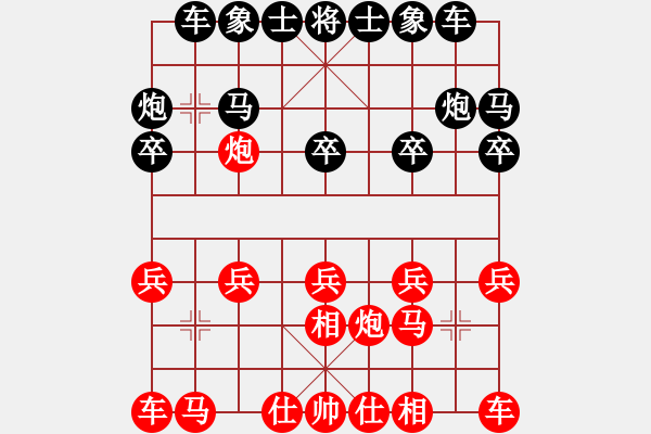 象棋棋譜圖片：賭郎(9段)-和-鶴城蒙面人(月將) - 步數(shù)：10 