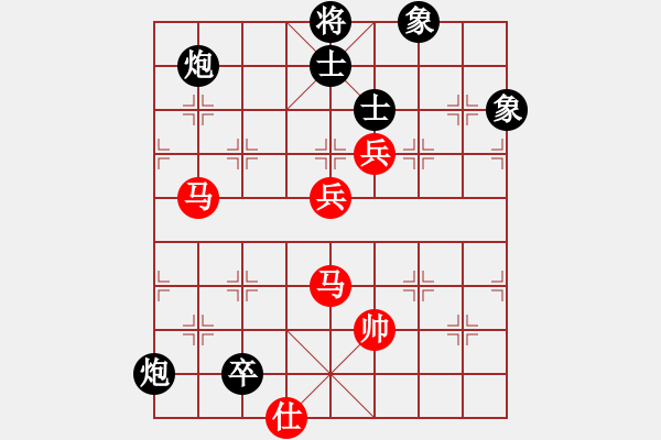 象棋棋譜圖片：賭郎(9段)-和-鶴城蒙面人(月將) - 步數(shù)：110 