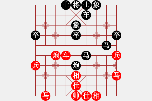 象棋棋譜圖片：斗羅大陸(9星)-和-象棋界敗類(9星) - 步數(shù)：40 