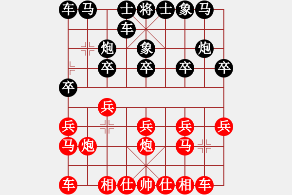 象棋棋譜圖片：無(wú)名份的浪漫先勝牛哥 - 步數(shù)：10 