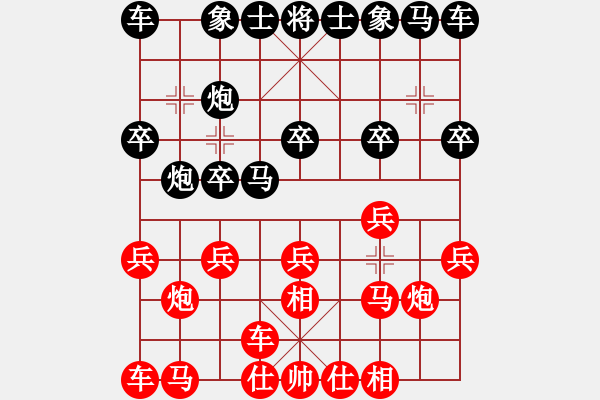 象棋棋譜圖片：2022.2.5.6中級(jí)場(chǎng)先勝對(duì)兵局 - 步數(shù)：10 