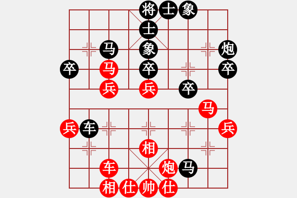 象棋棋譜圖片：噢麥格達(dá)(6段)-負(fù)-棋魂十三妹(5段) - 步數(shù)：40 