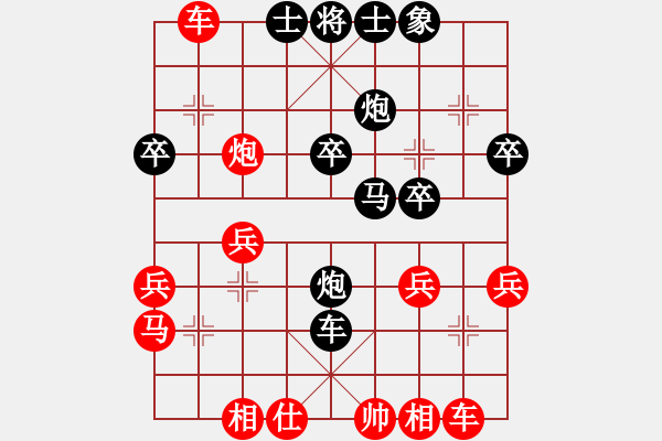 象棋棋譜圖片：淡雅飄香 斗炮 棄子搶勢(shì)十七殺 - 步數(shù)：34 