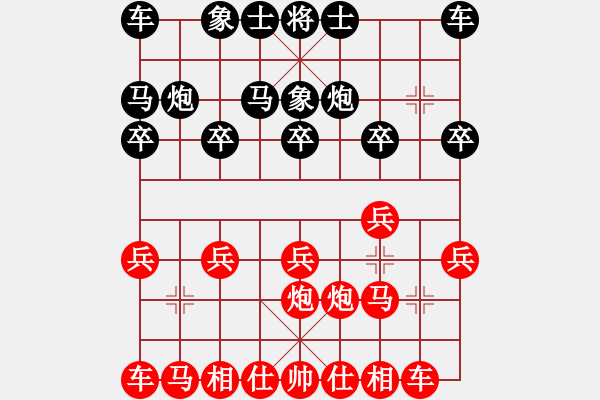 象棋棋譜圖片：灬桀[735436034] -VS- 棋友—秋水[1739770300] - 步數(shù)：10 