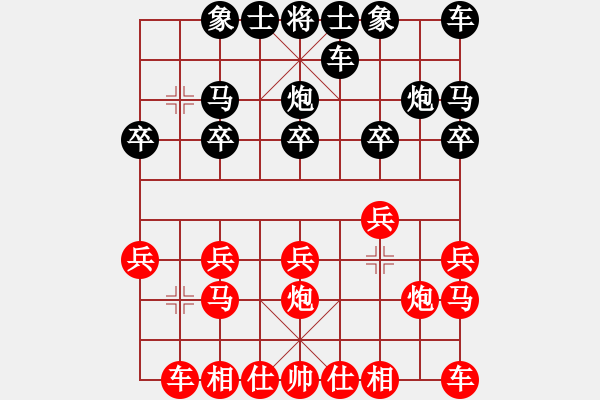 象棋棋譜圖片：偉發(fā)發(fā)[2775619683] -VS- 橫才俊儒[292832991] - 步數(shù)：10 