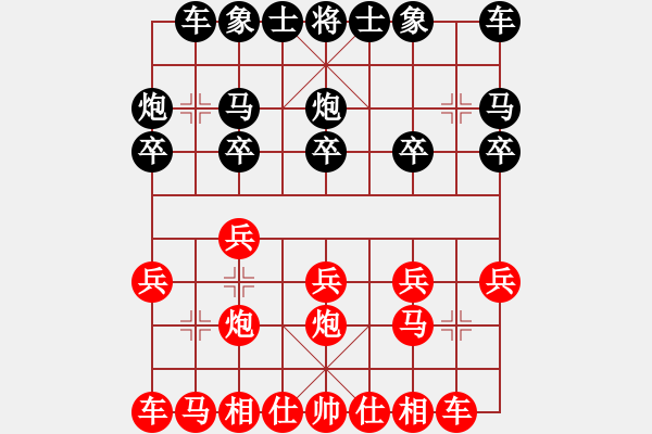 象棋棋譜圖片：開國元勛(9級)-和-梁山小龍女(1段) - 步數(shù)：10 