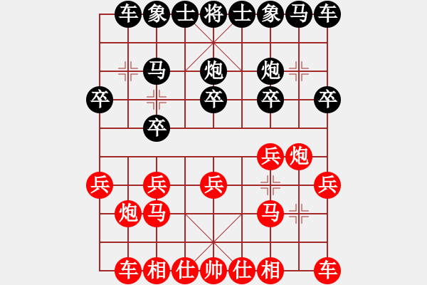 象棋棋譜圖片：敢死炮轉(zhuǎn)巡河炮8 - 步數(shù)：10 