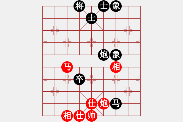 象棋棋譜圖片：只看(9段)-和-鐵嶺大阿哥(日帥) - 步數(shù)：190 