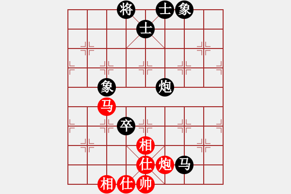 象棋棋譜圖片：只看(9段)-和-鐵嶺大阿哥(日帥) - 步數(shù)：260 