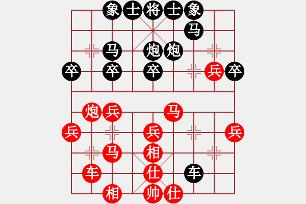 象棋棋譜圖片：jasokok(6段)-負(fù)-南昌獅(7段) - 步數(shù)：30 