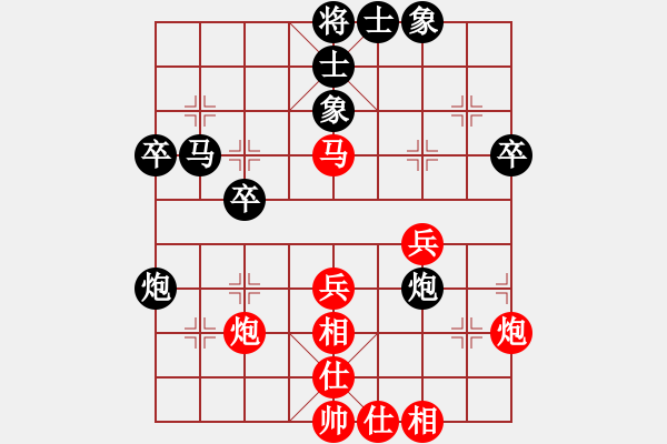 象棋棋譜圖片：430局 B00- 中炮局-BugChess19-04-09 x64 NO SSE4-2(18層) - 步數(shù)：40 