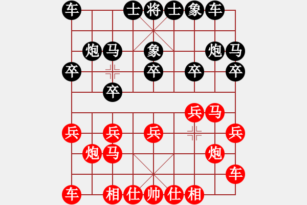 象棋棋譜圖片：“棋隱”群力 負(fù)“棋嘆”李波 - 步數(shù)：10 