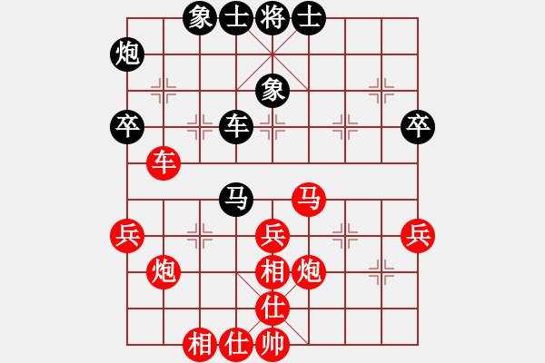 象棋棋譜圖片：窗外陽(yáng)光燦爛紅和葬心〖中炮對(duì)列炮〗 - 步數(shù)：60 