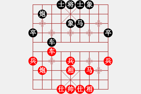 象棋棋譜圖片：湘軍總督(5段)-和-傲月之憐星(至尊) - 步數(shù)：40 