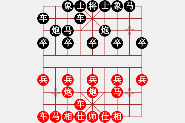 象棋棋譜圖片：王曉華 勝 郝繼超 - 步數(shù)：10 