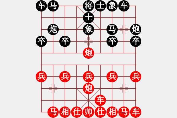 象棋棋譜圖片：433局 B00- 中炮局-徐庶(2100) 先負(fù) 小蟲引擎23層(2458) - 步數(shù)：10 