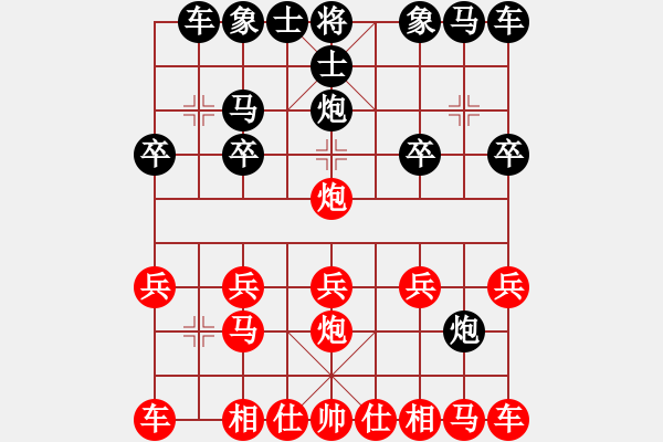 象棋棋譜圖片：舞者[紅] -VS- 橫才俊儒[黑] - 步數(shù)：10 