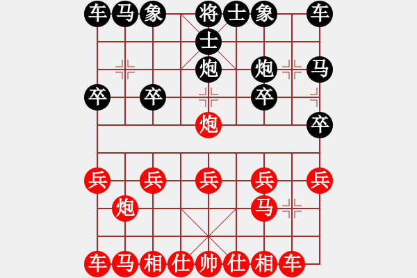 象棋棋譜圖片：孫莎 -紅先勝- JOJO - 步數(shù)：10 