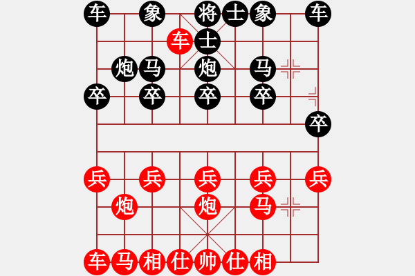 象棋棋譜圖片：媛[645943421] - 泖畔居士[121415247] - 2009-12-29 1055 - 步數(shù)：10 