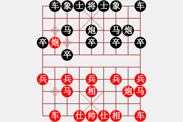 象棋棋谱图片：zhoujialai(日帅)-和-sssw(9段) - 步数：10 