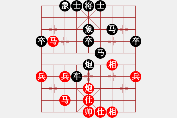 象棋棋譜圖片：壹玖捌貳年(8段)-和-聯(lián)盟草塘蛙(9段) - 步數(shù)：50 