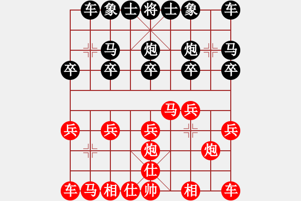 象棋棋譜圖片：小蔡陶瓷(3級(jí))-勝-攻城獅(7級(jí)) - 步數(shù)：10 