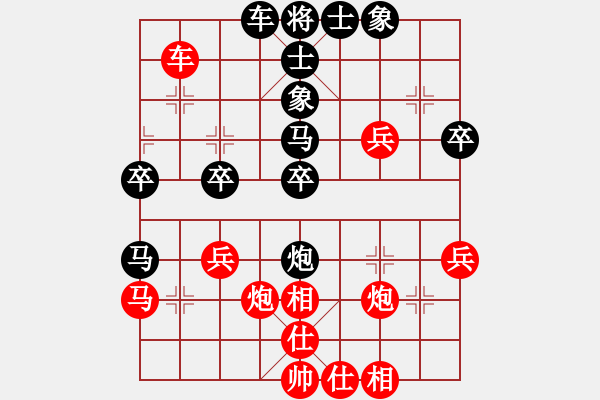 象棋棋譜圖片：海上天(9段)-負(fù)-戰(zhàn)車(chē)四號(hào)(9段) - 步數(shù)：40 