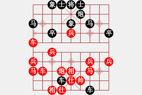 象棋棋譜圖片：巴山夜雨[576879959] -VS- 橫才俊儒[292832991] - 步數(shù)：40 