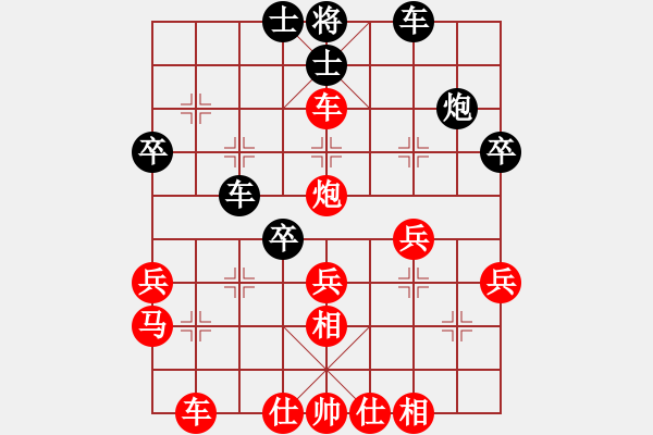 象棋棋譜圖片：中炮對(duì)屏風(fēng)馬左馬盤(pán)河(業(yè)四升業(yè)五評(píng)測(cè)對(duì)局)我先勝 - 步數(shù)：40 