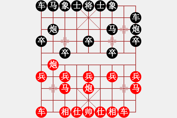 象棋棋譜圖片：2967局 B06-中炮對(duì)龜背炮-旋風(fēng)引擎24層 紅先勝 巫師-旋風(fēng) - 步數(shù)：10 