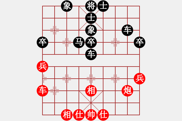 象棋棋譜圖片：魚網(wǎng)(6段)-負(fù)-廣成子(7段) 順炮直車對(duì)緩開車 黑過河炮 - 步數(shù)：56 