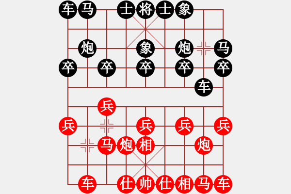 象棋棋譜圖片：軍營毛驢車測評(píng)：軍營毛驢車先勝老虎 仙人指路對(duì)飛象 - 步數(shù)：10 