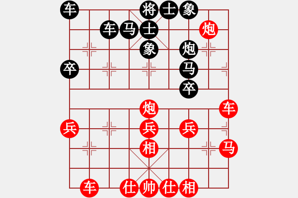 象棋棋譜圖片：軍營毛驢車測評(píng)：軍營毛驢車先勝老虎 仙人指路對(duì)飛象 - 步數(shù)：30 