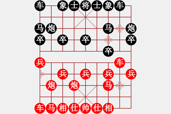 象棋棋譜圖片：很愛象棋(3級)-勝-河頭堡壘(6級) - 步數(shù)：10 