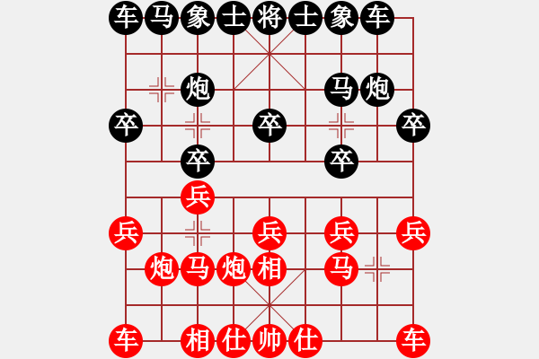 象棋棋譜圖片：2020.4.25.2好友五分鐘加五秒后勝陳建功 - 步數(shù)：10 