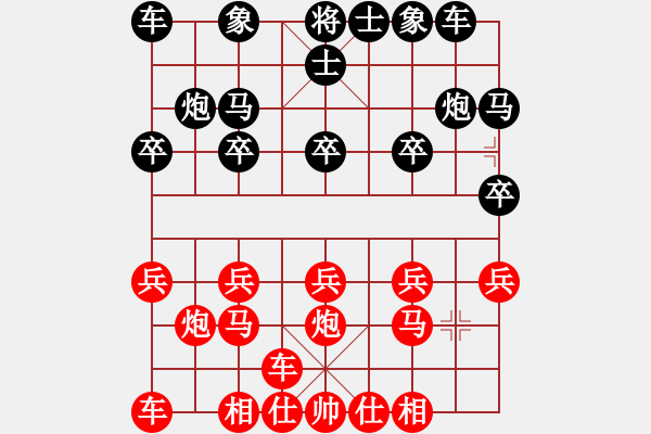 象棋棋谱图片：芬兰 邓明高 和 法国 邓清忠 - 步数：10 