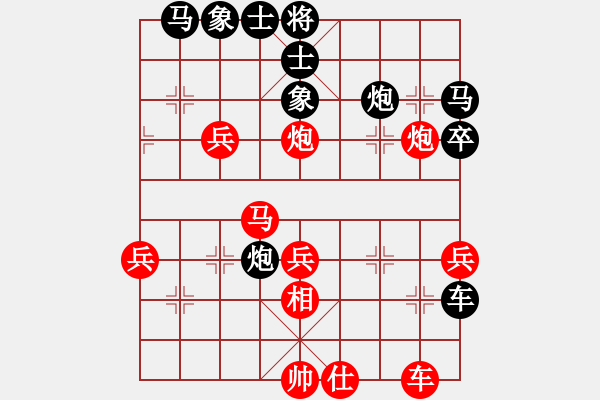 象棋棋譜圖片：起馬局巡河泡vs封車邊馬4唐山棋壇馬9段和錦州巴國(guó)忠月將 - 步數(shù)：40 