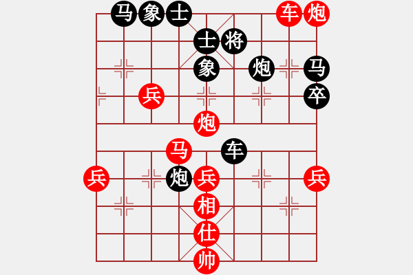 象棋棋譜圖片：起馬局巡河泡vs封車邊馬4唐山棋壇馬9段和錦州巴國(guó)忠月將 - 步數(shù)：50 