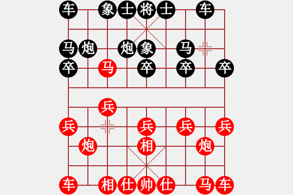 象棋棋譜圖片：道人(8級)-負(fù)-阿瓜(9級) - 步數(shù)：10 