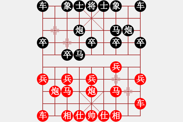象棋棋谱图片：洪家川     先胜 所司和晴   - 步数：10 