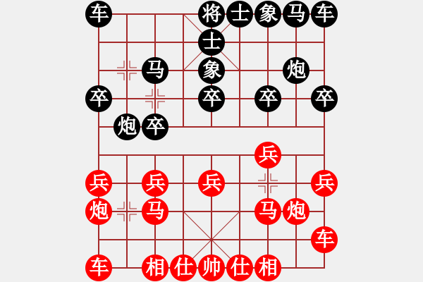 象棋棋譜圖片：20140505 1259 虎聚烏蒙[1710447026] - 山 雞[-] - 步數(shù)：10 