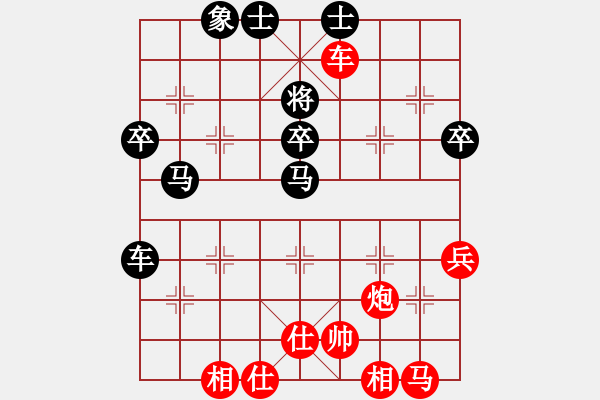 象棋棋谱图片：谈谈棋(2段)-和-鲁智深(9段) - 步数：50 