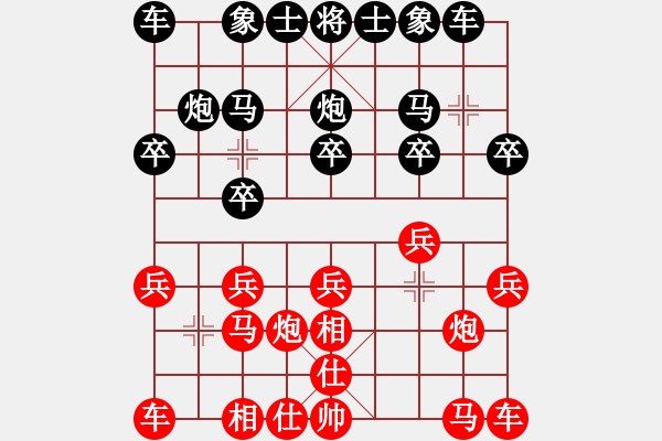 象棋棋譜圖片：涂料普高油漆貼線條業(yè)5-2先勝侯海濤業(yè)7-12018·7·23 - 步數(shù)：10 