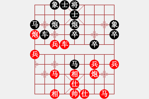 象棋棋譜圖片：zzwwww(無極)-負(fù)-西狂楊過(北斗) - 步數(shù)：30 