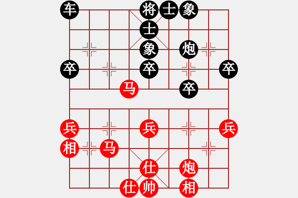 象棋棋谱图片：yxxujun(8级)-胜-高速物业(3段) - 步数：40 